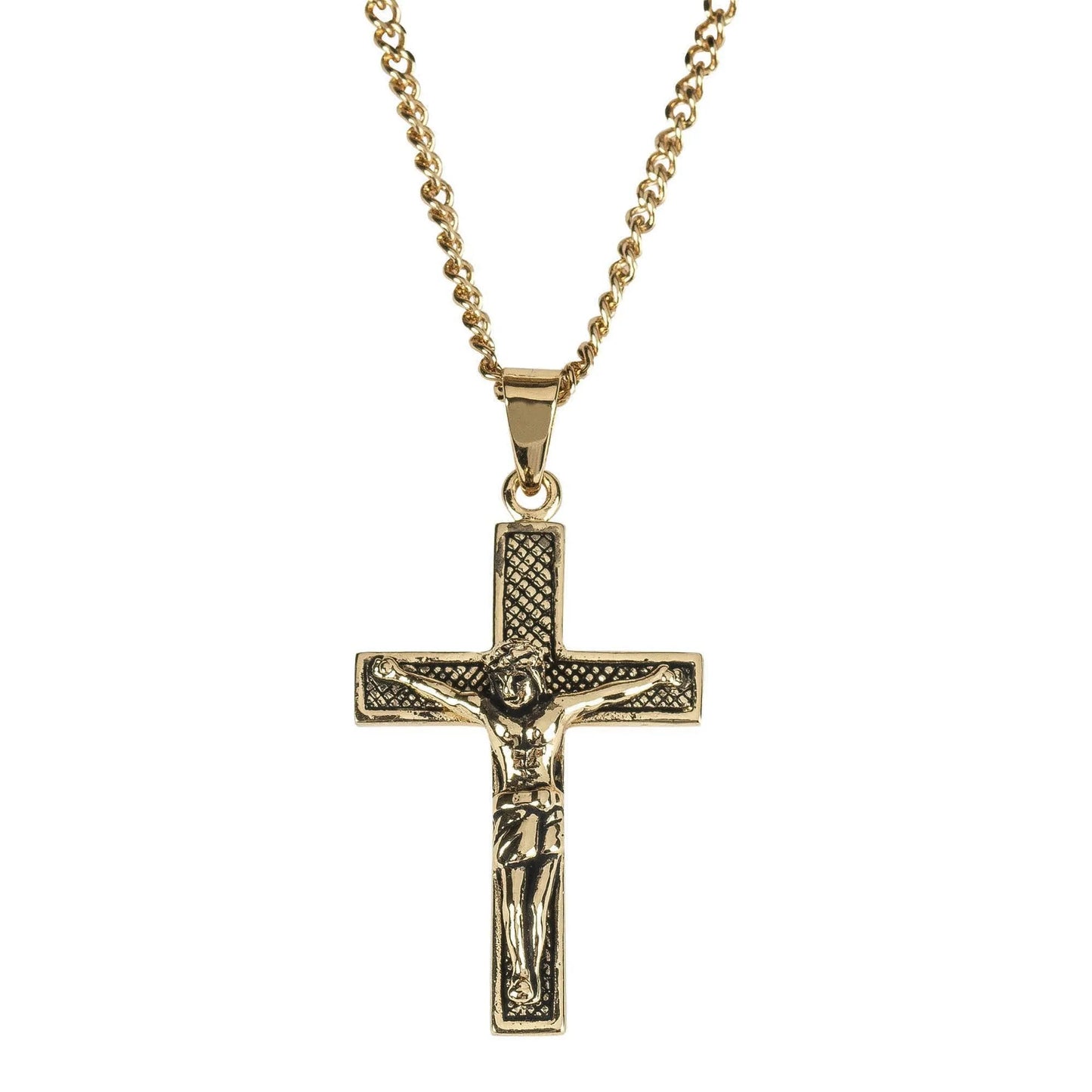 Crucifix Corpus Gold Plate