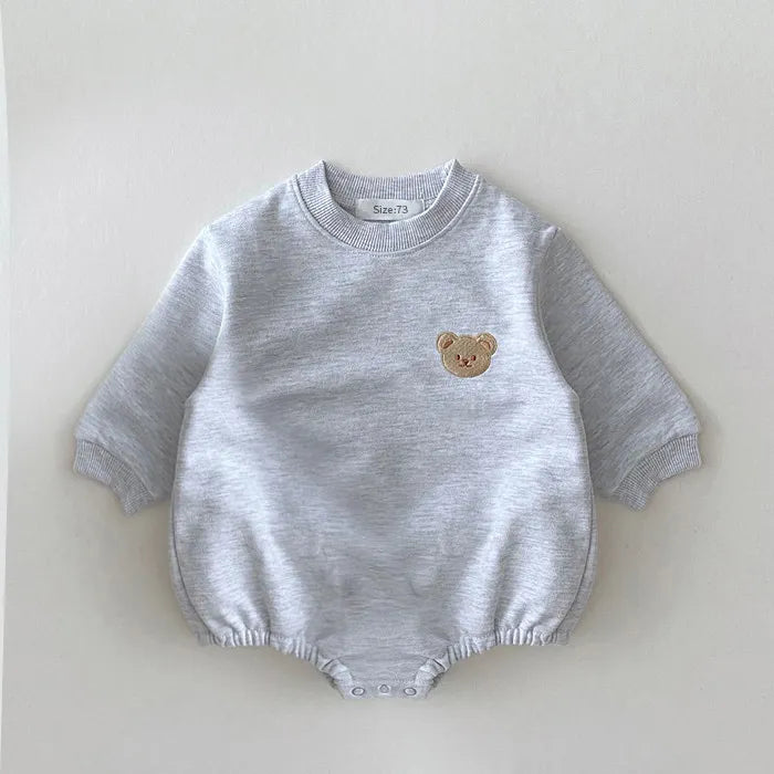 Sweatshirt with Romper Closure with Bear Multivariant-6