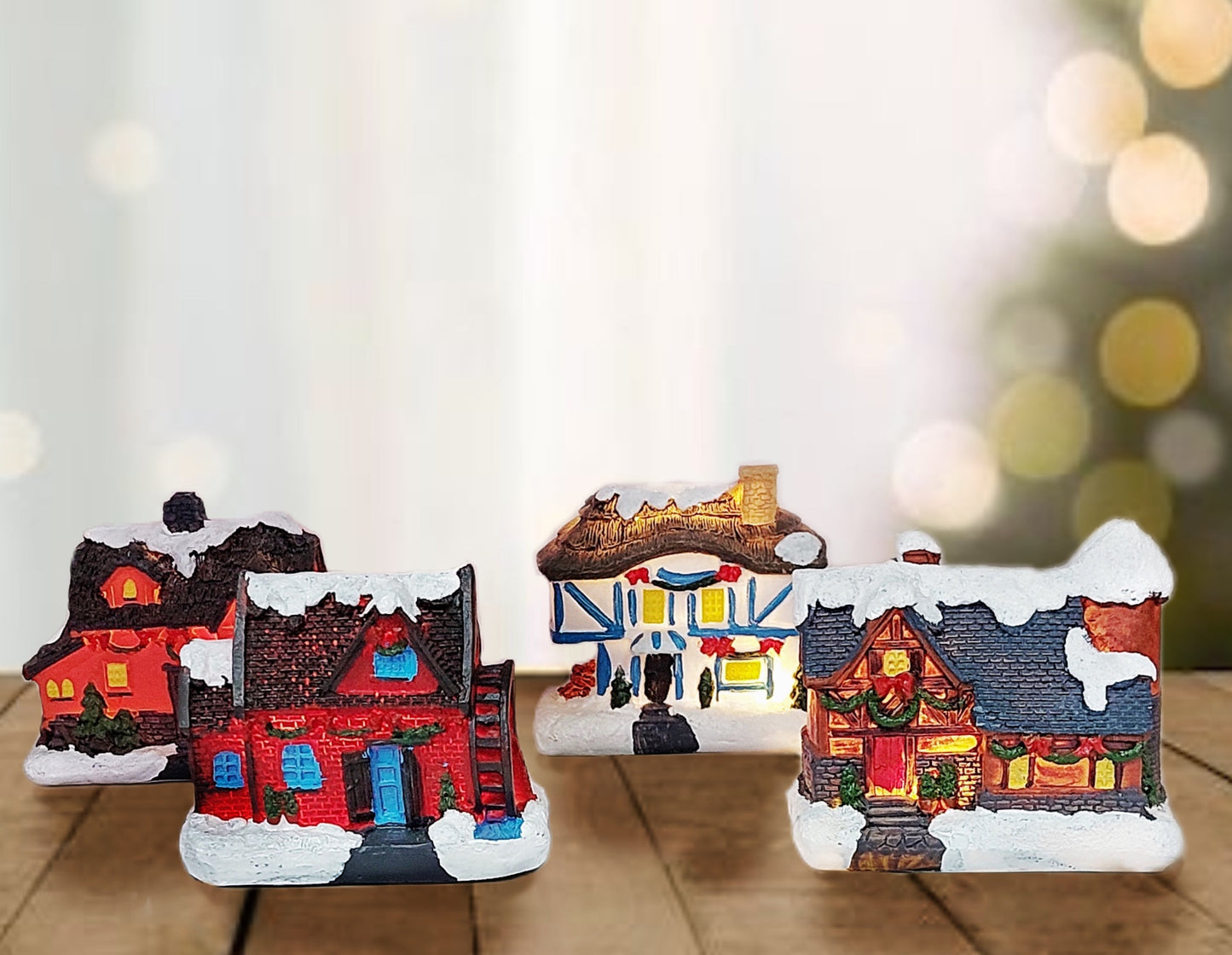 Orange House. Christmas Village Wizardi F07-N1-1-6542-2D-2