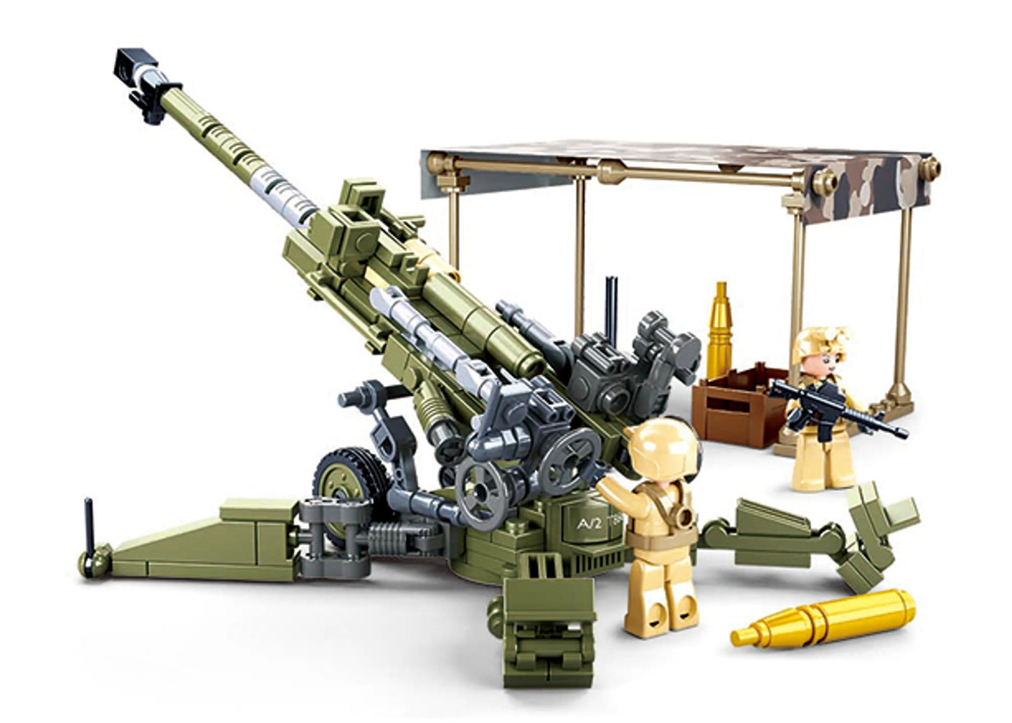 Model Bricks M777 Howitzer Building Brick Kit (258 pcs)