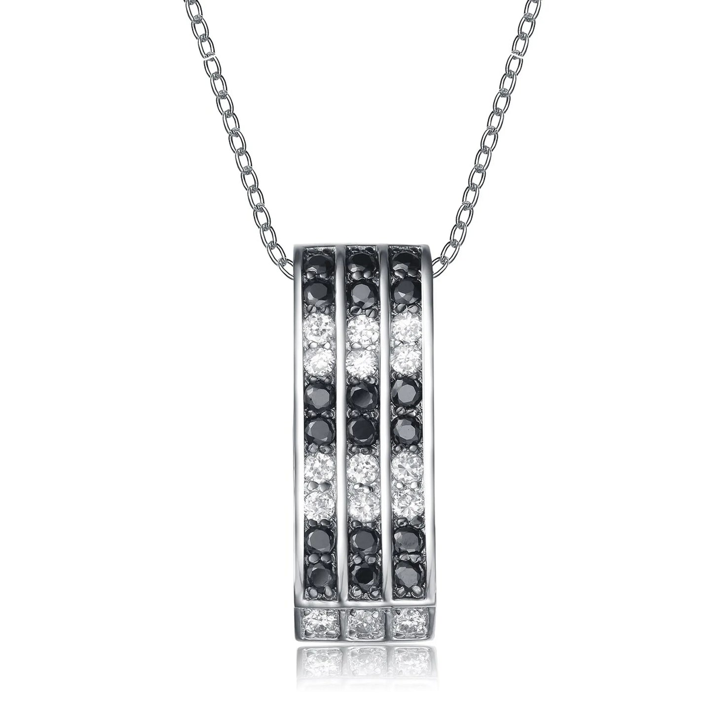 Collette Z Sterling Silver White Cubic Zirconia Pendant