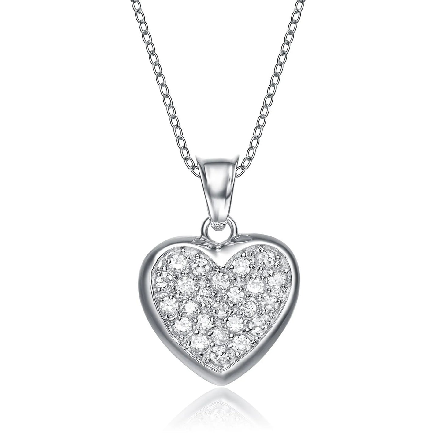 Collette Z Sterling Silver White Cubic Zirconia Pendant