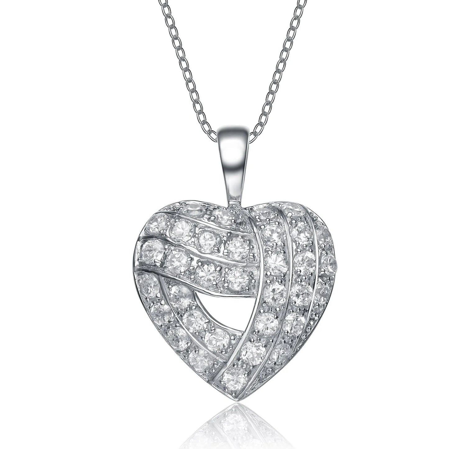 Collette Z Sterling Silver White Cubic Zirconia Pendant