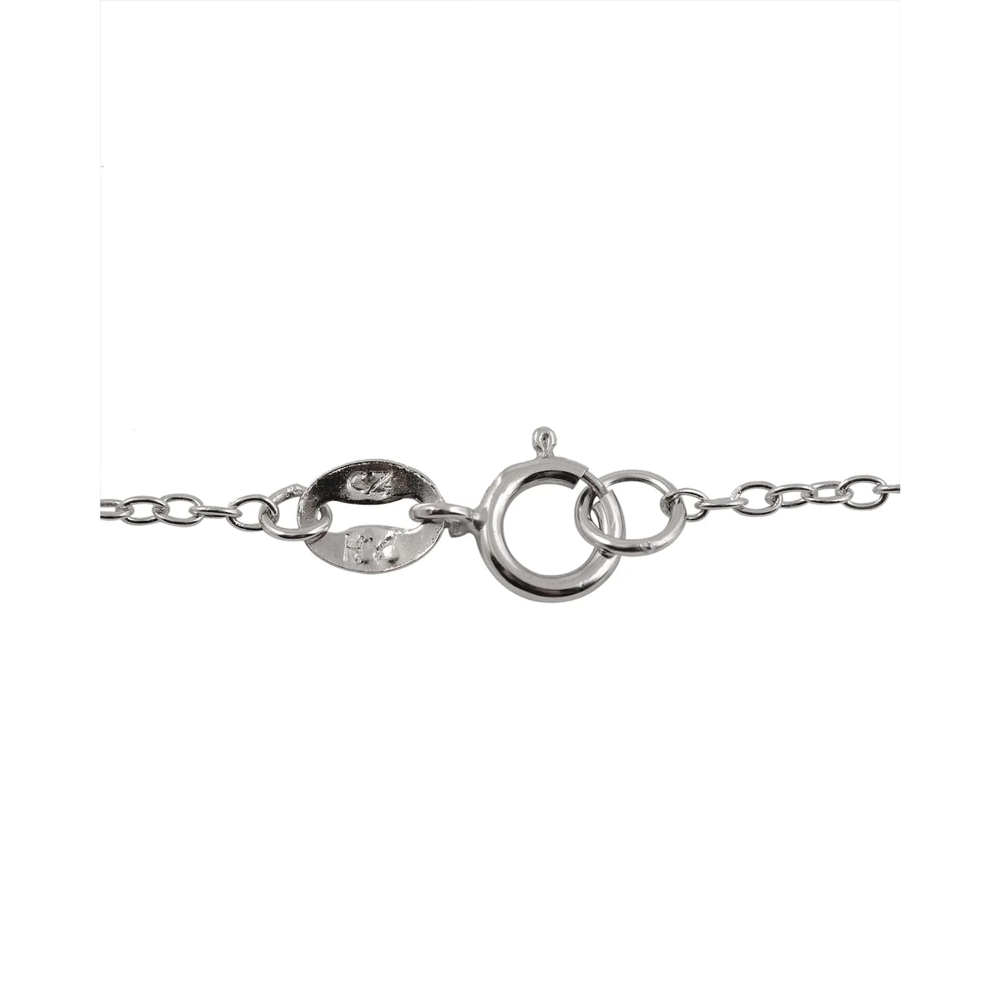 Collette Z Sterling Silver Cubic Zirconia Heart Shape Necklace