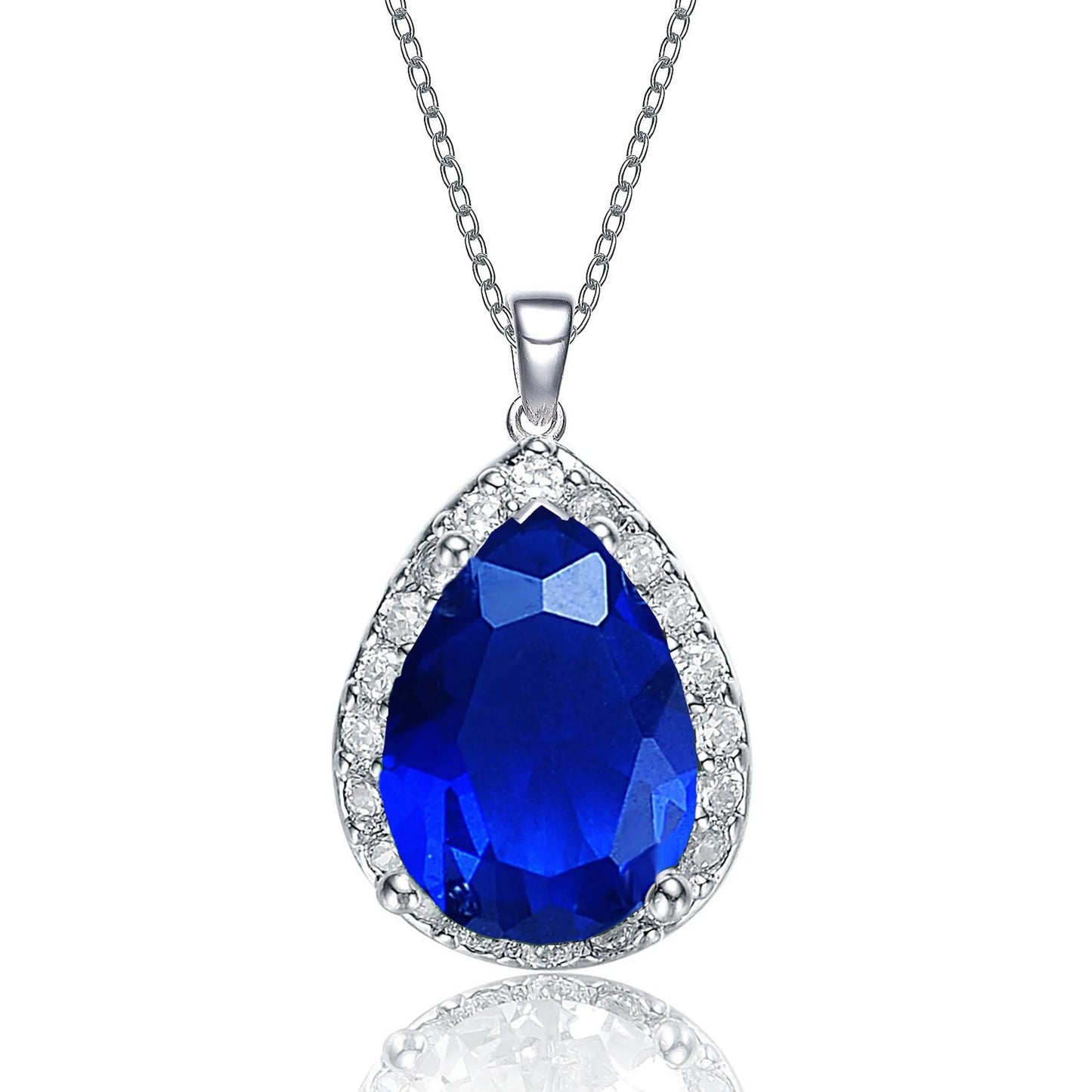 Collette Z Sterling Silver White Cubic Zirconia Pendant