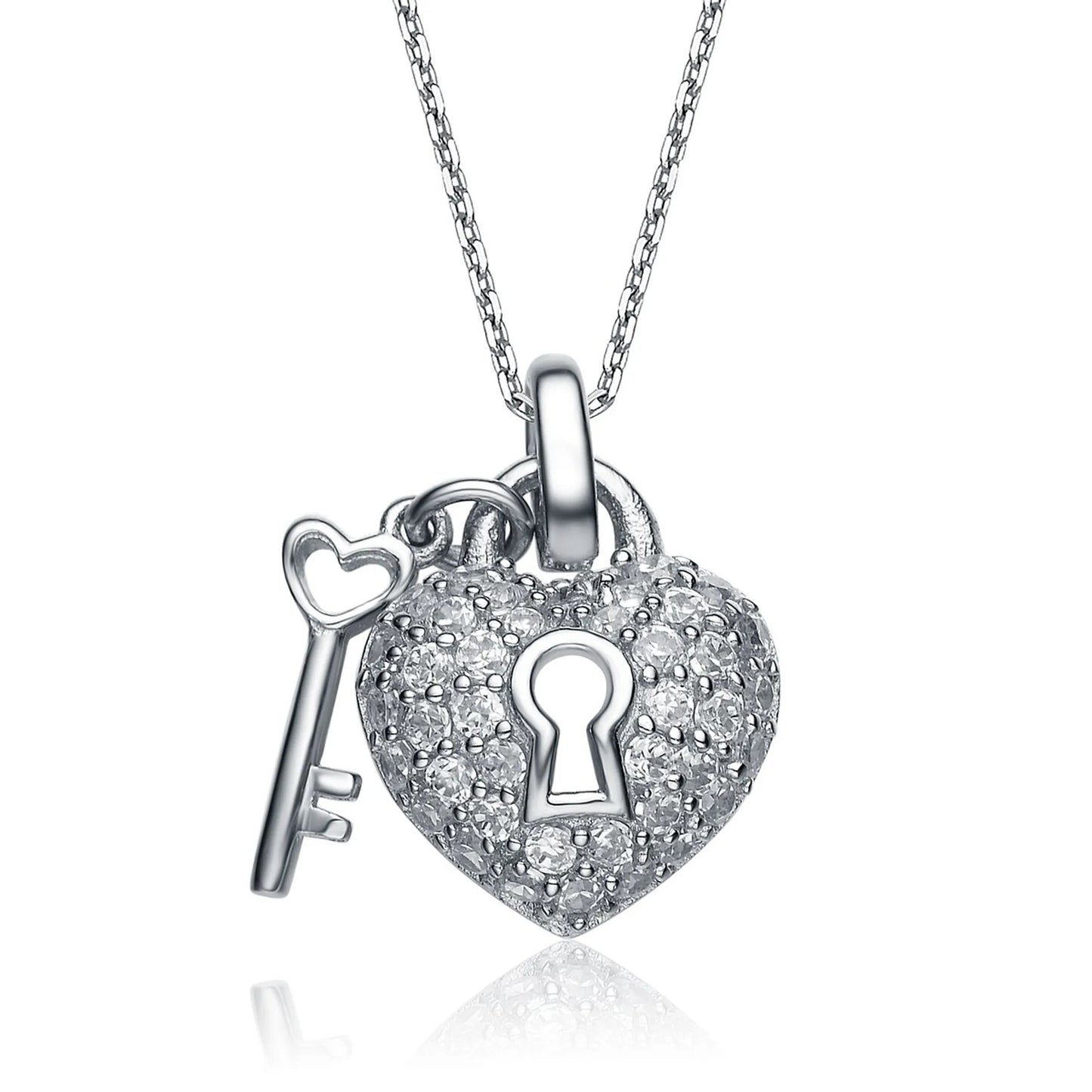 Collette Z Sterling Silver White Cubic Zirconia Pendant