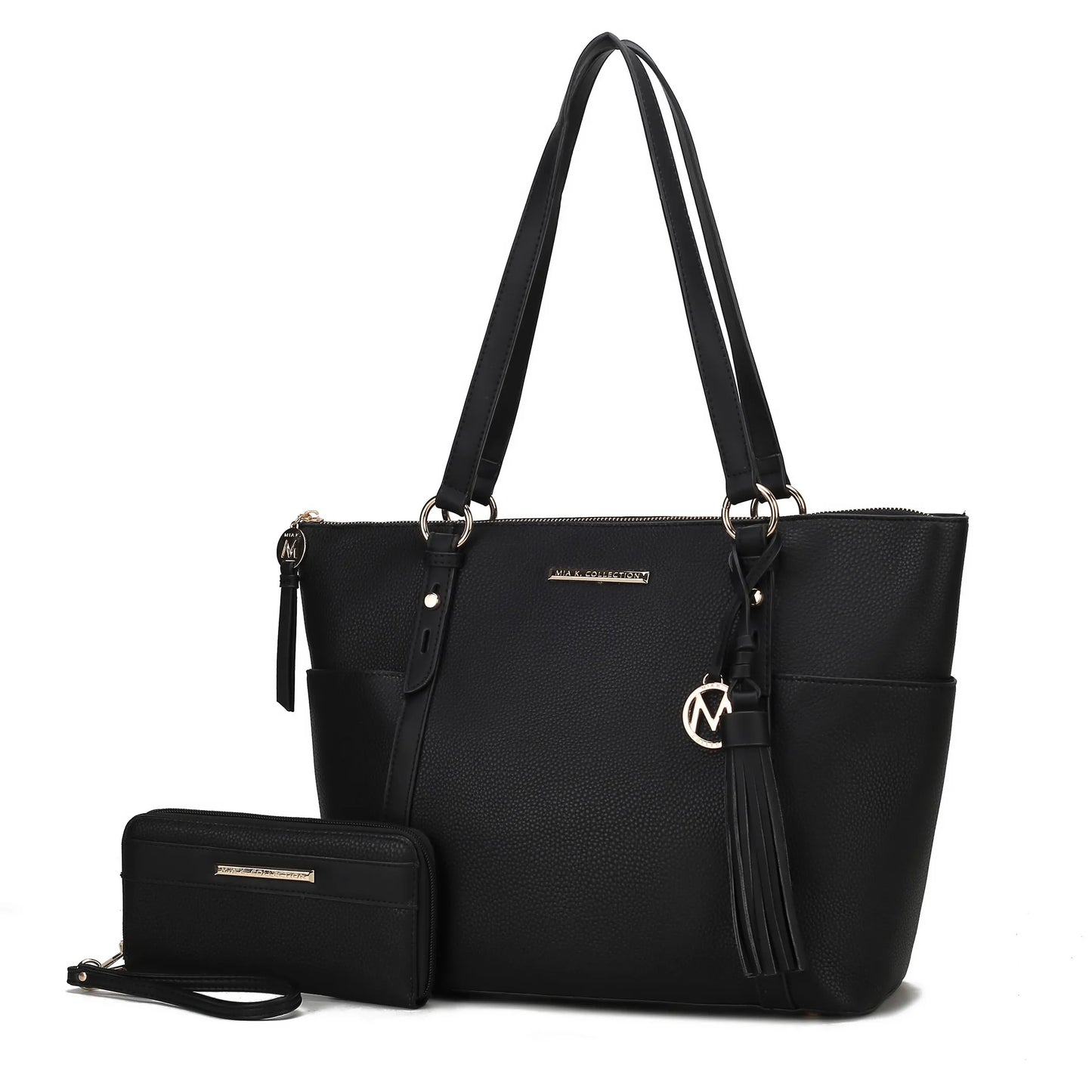 Gloria Vegan Leather Womens Tote Bag with wallet