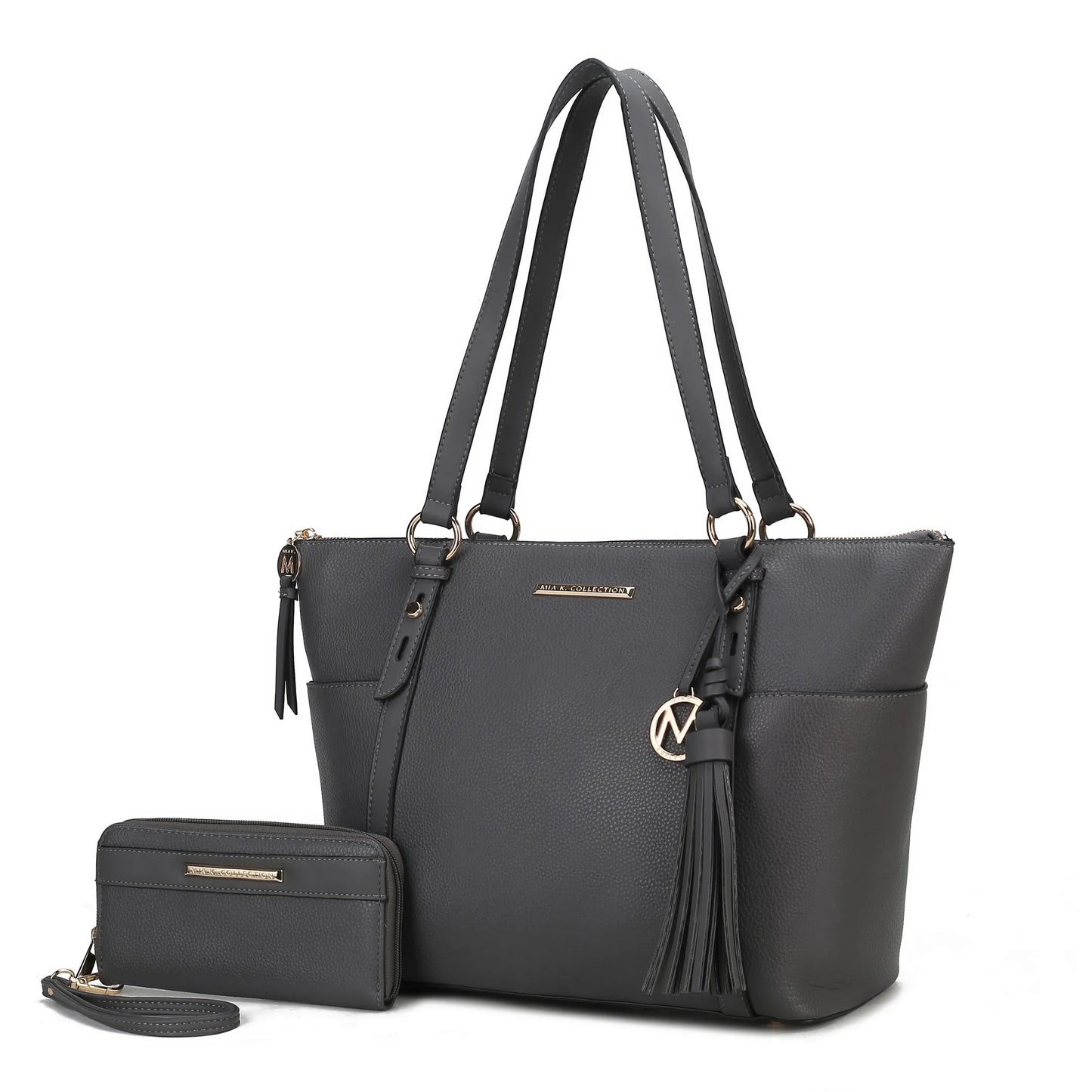 Gloria Vegan Leather Womens Tote Bag with wallet