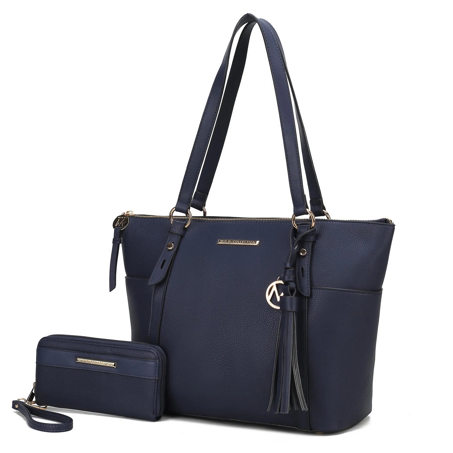 Gloria Vegan Leather Womens Tote Bag with wallet