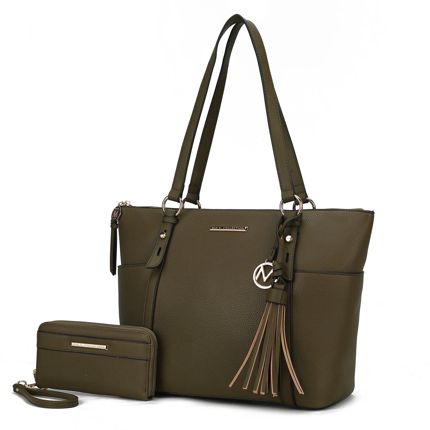 Gloria Vegan Leather Womens Tote Bag with wallet