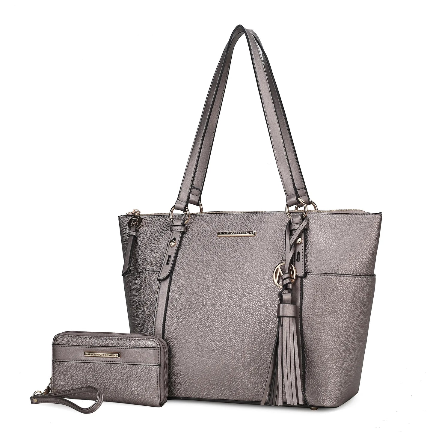 Gloria Vegan Leather Womens Tote Bag with wallet