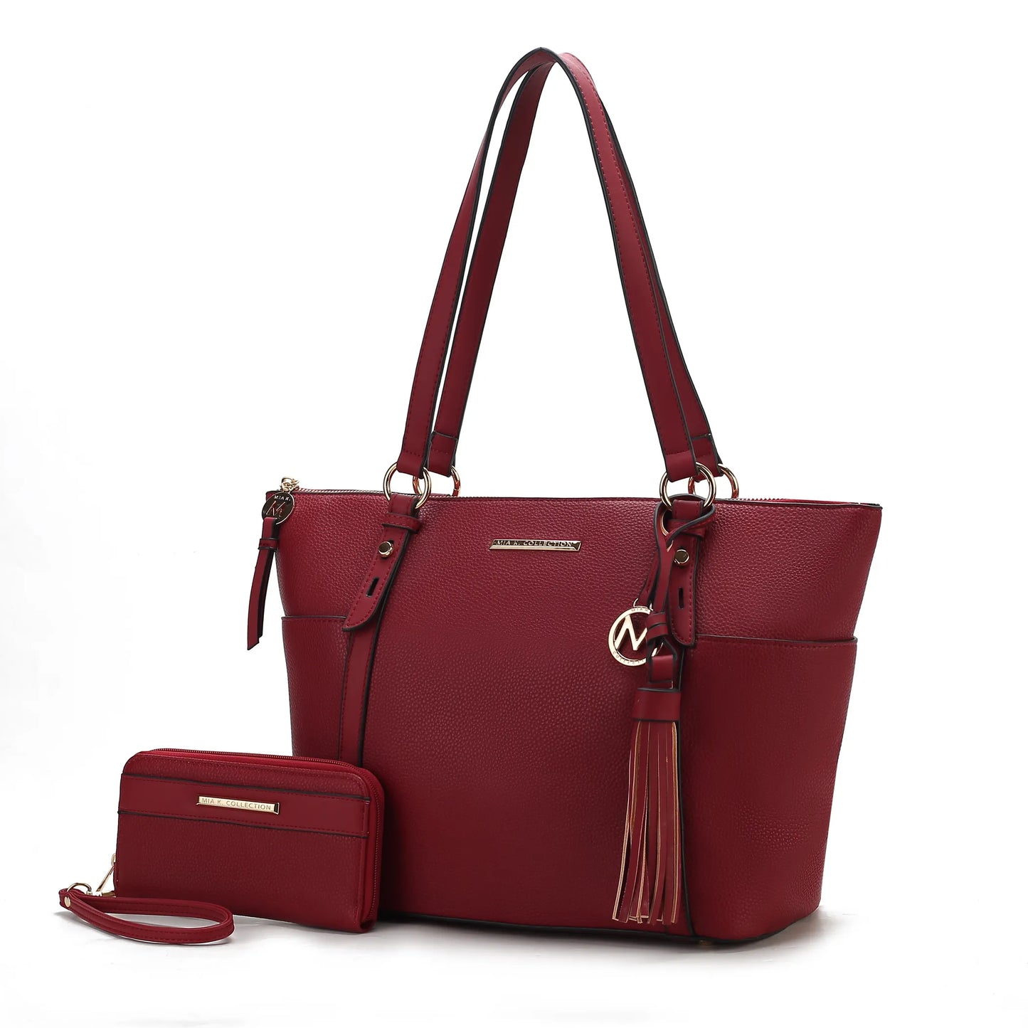 Gloria Vegan Leather Womens Tote Bag with wallet
