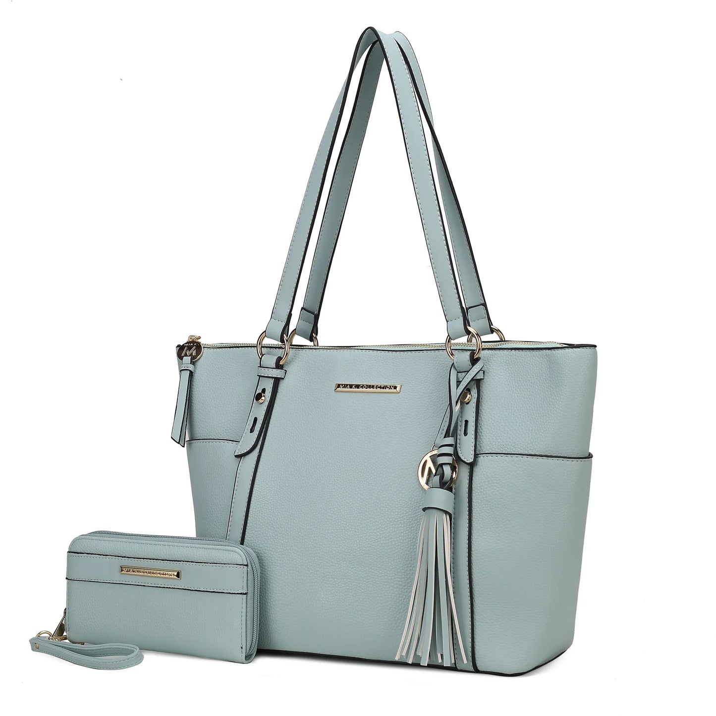 Gloria Vegan Leather Womens Tote Bag with wallet