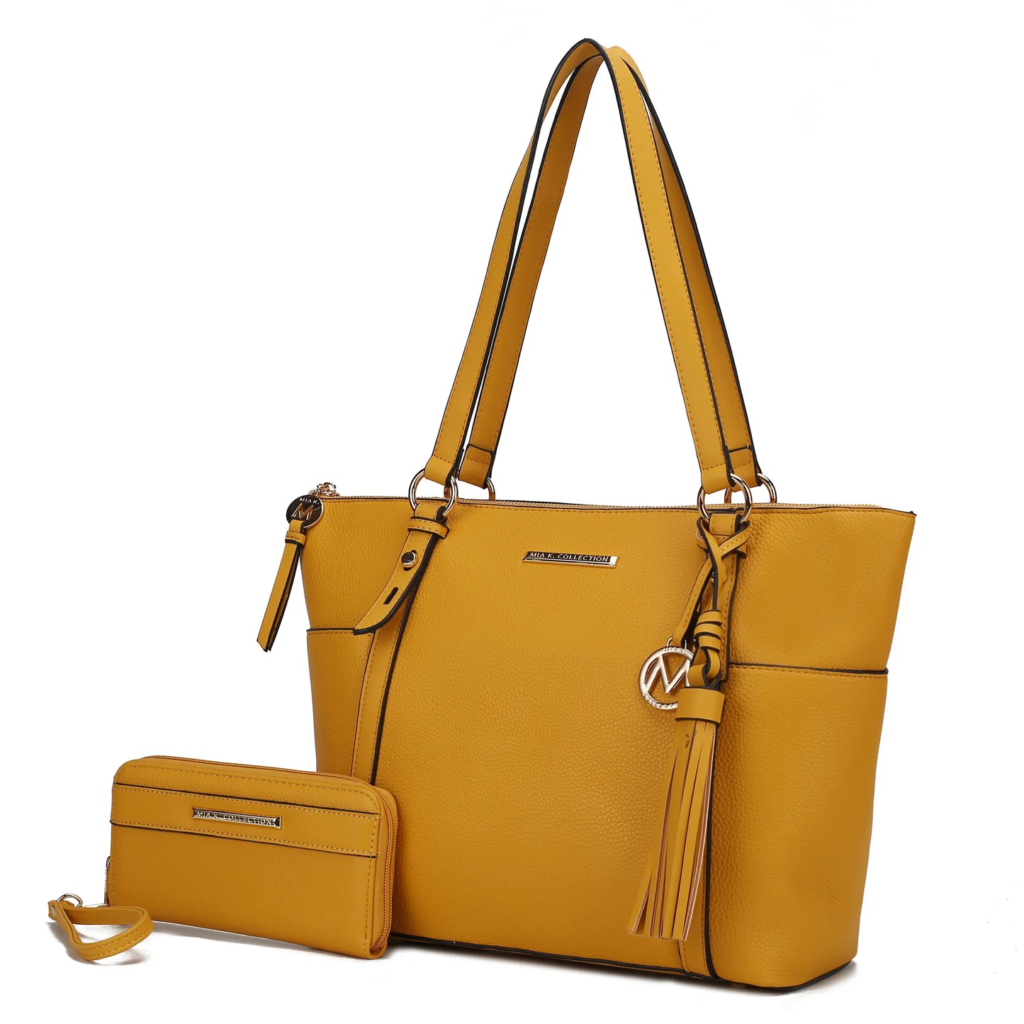 Gloria Vegan Leather Womens Tote Bag with wallet