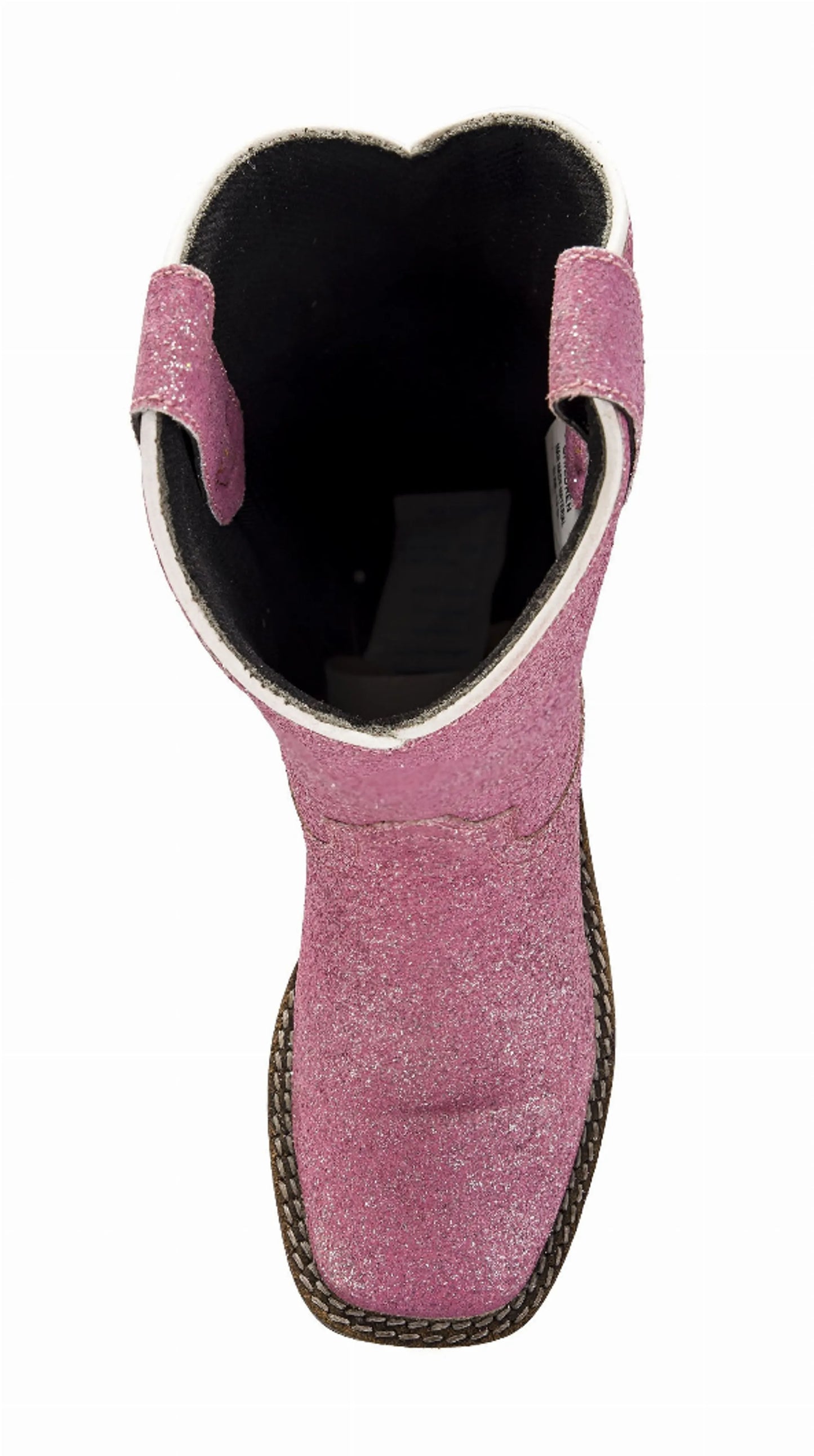 Children's Pink Glitter Western Boot