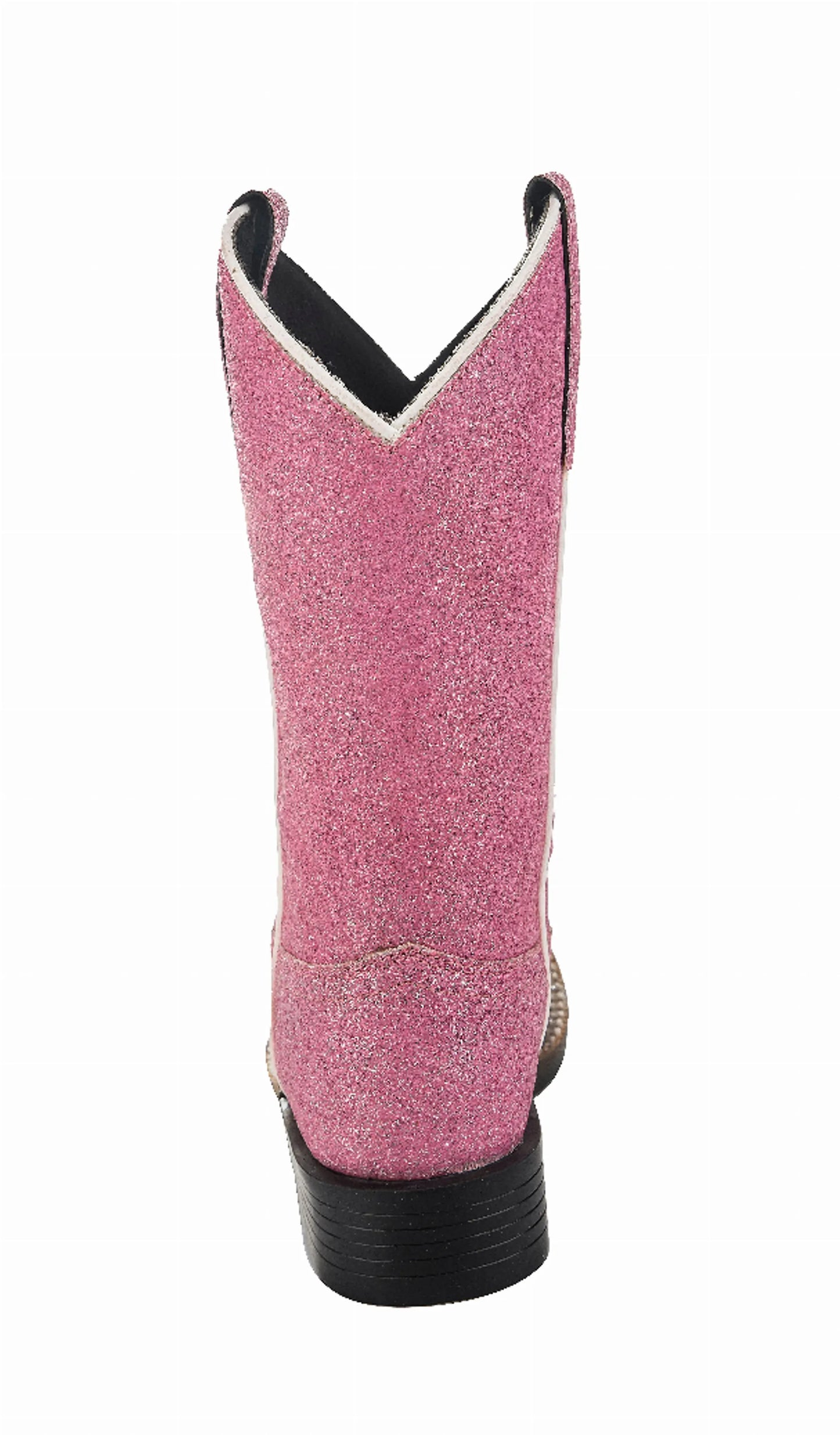 Children's Pink Glitter Western Boot
