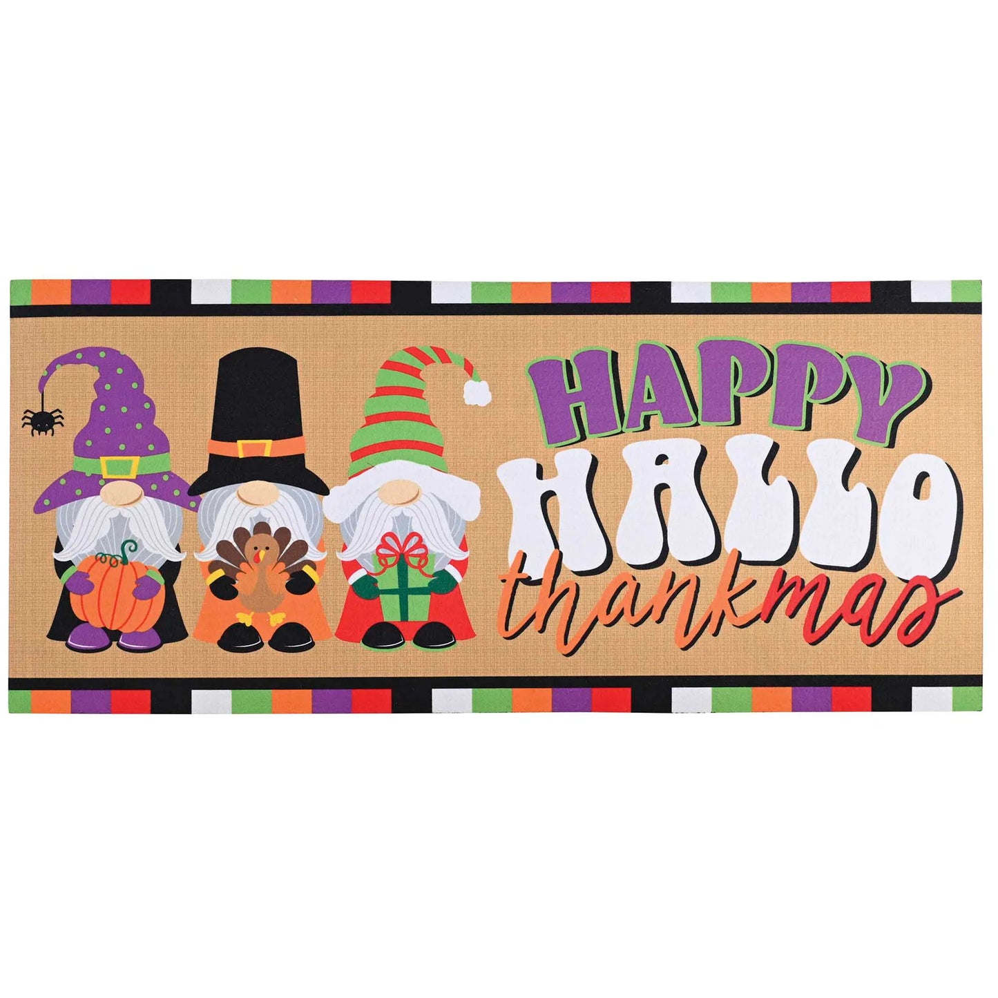 Doormat Insert Holiday Hallo-Thankmas