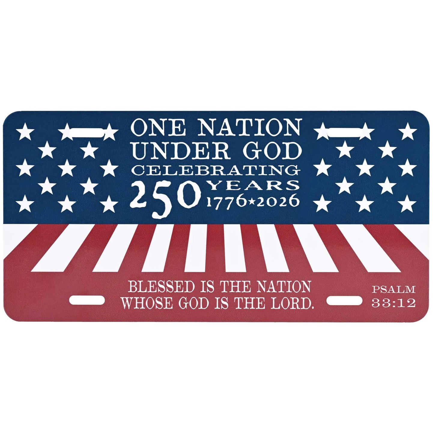 License Plate Celebrating 250 Years Meta