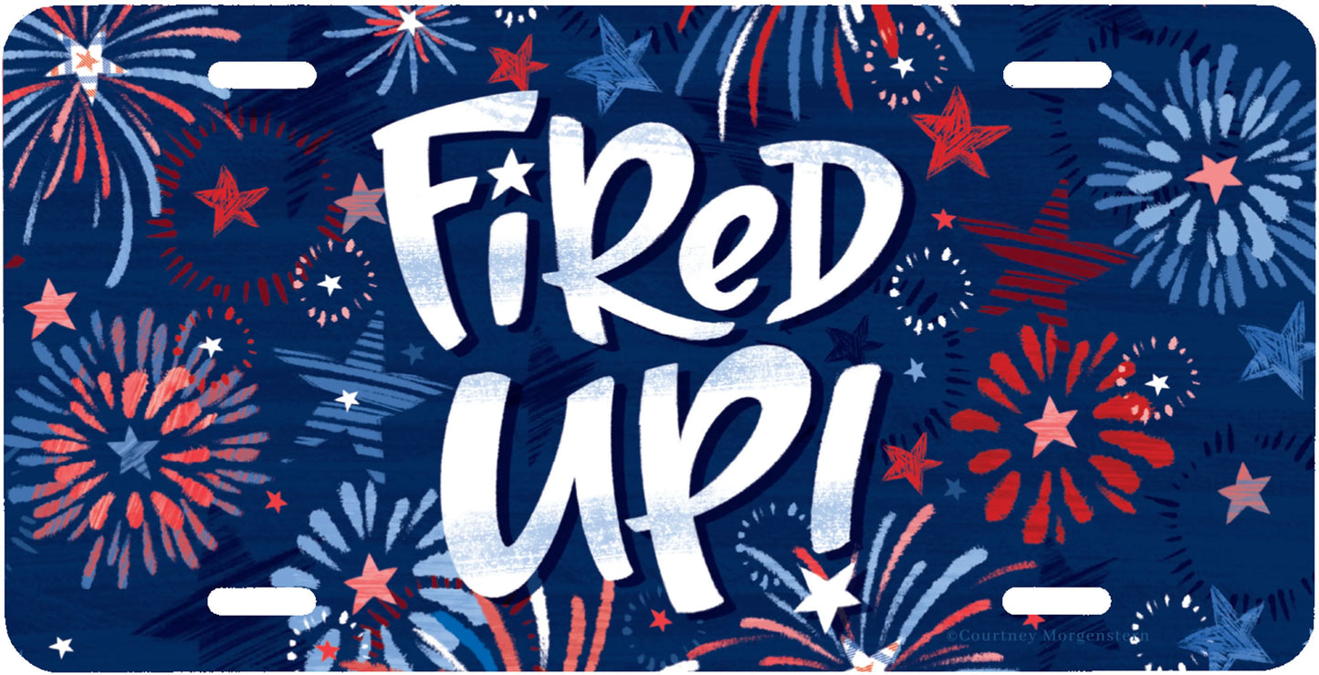 License Fired Up! Metal