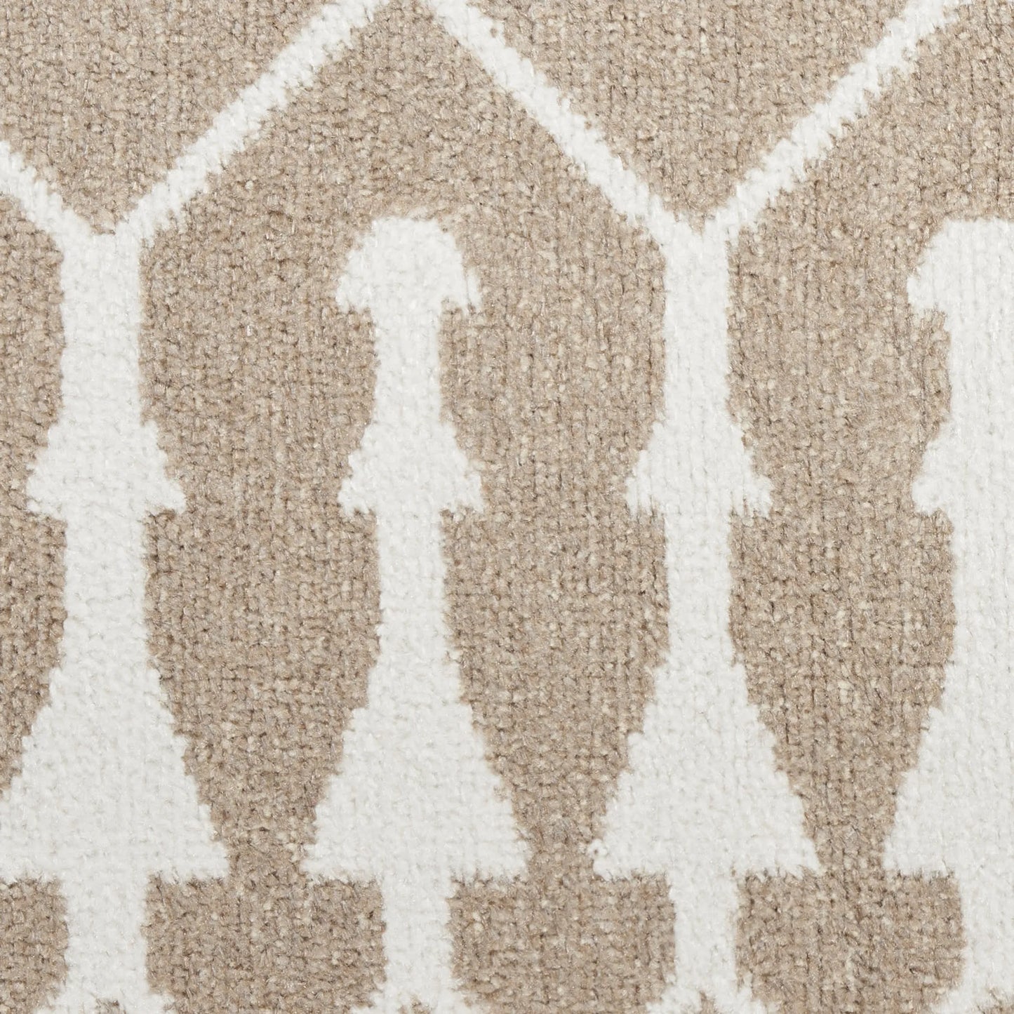 3' X 5' Tan Geometric Area Rug