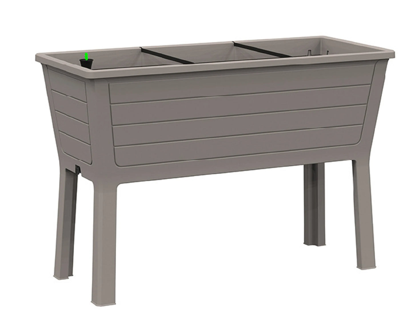 Resin Rectangular Raised Garden Bed