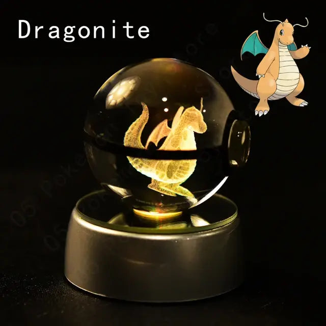 3D Pokémon Crystal Ball Lamp