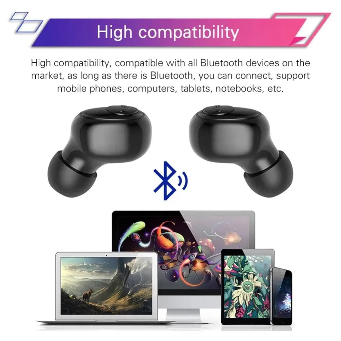 Bluetooth Wireless Earbuds