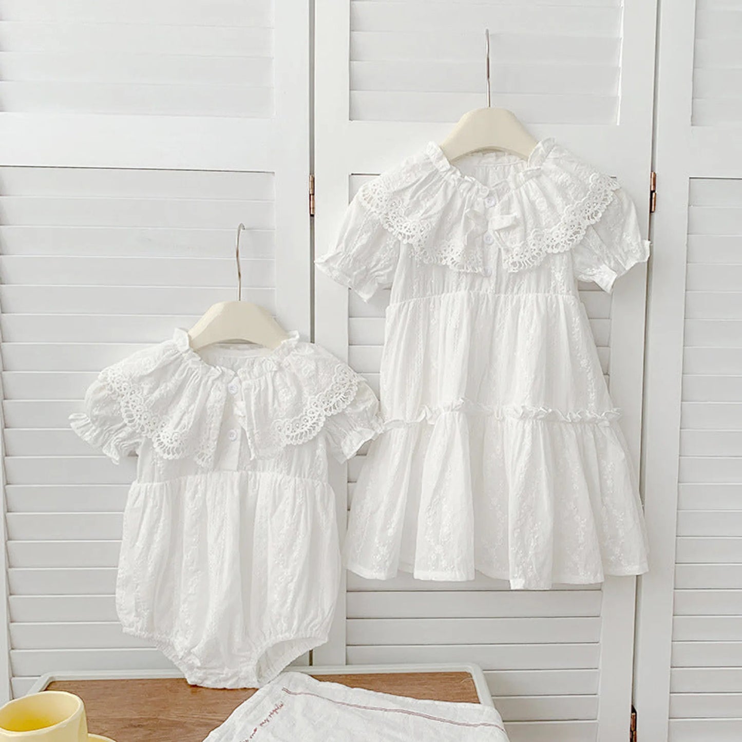 Summer Baby Girls French Style Matching Set
