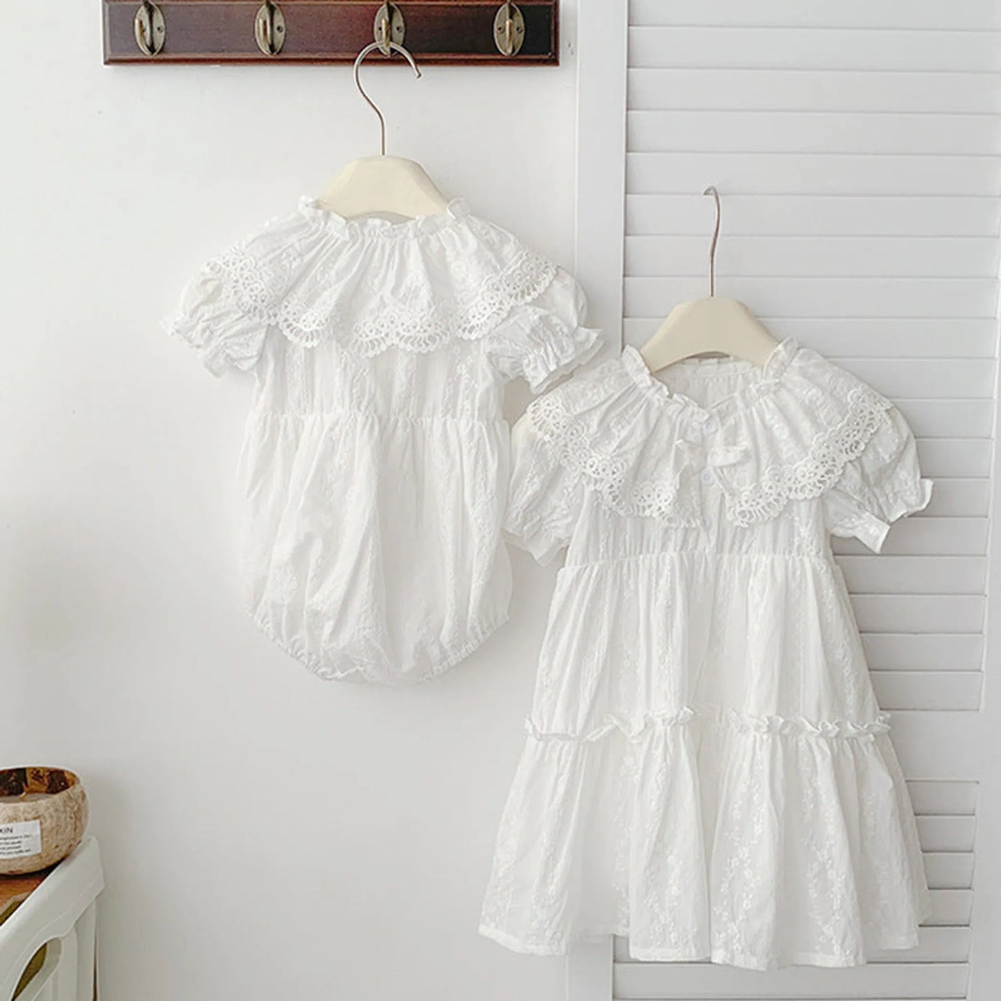 Summer Baby Girls French Style Matching Set