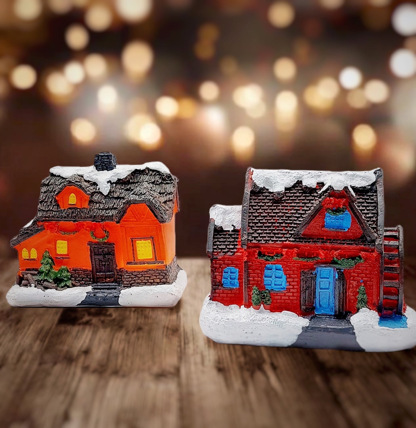 Orange House. Christmas Village Wizardi F07-N1-1-6542-2D-1