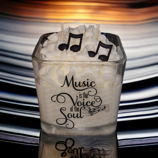 Music for the soul soy candle