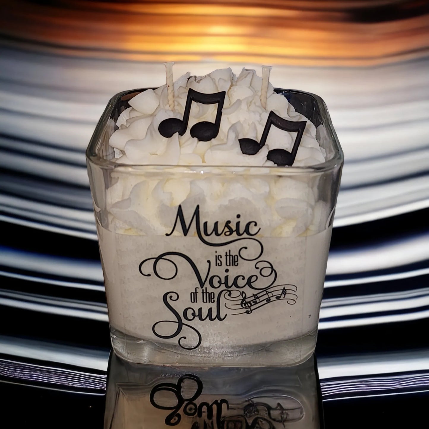 Music for the soul soy candle