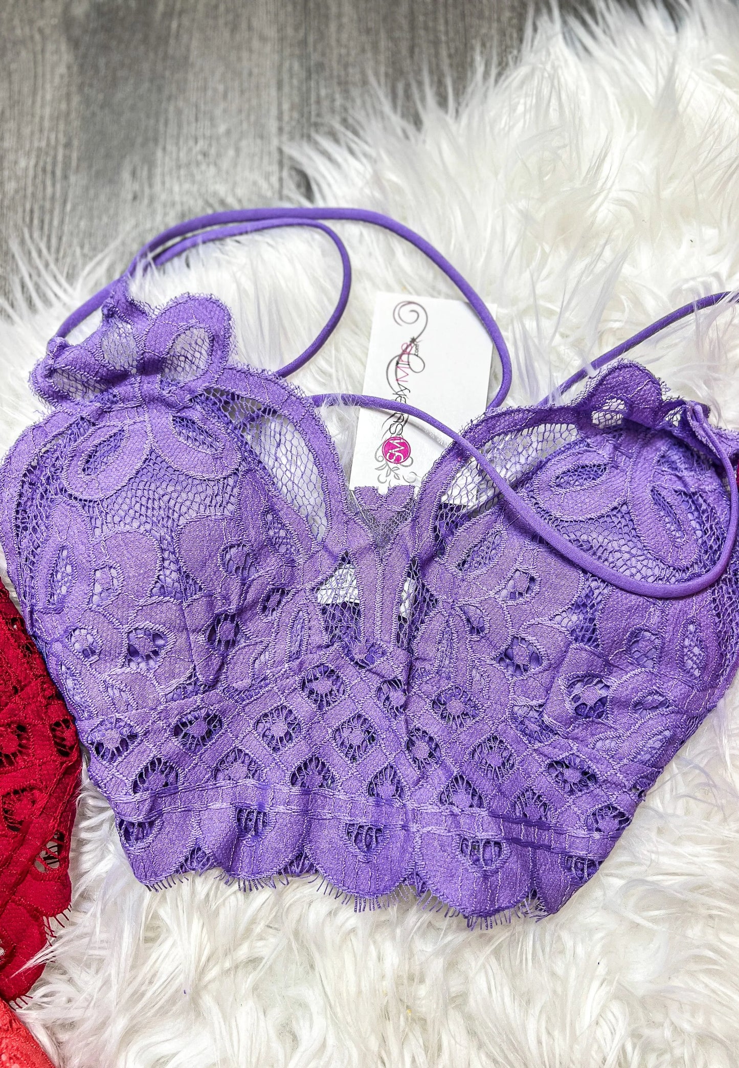 The Crochet Lace Bralette With Bra Pads