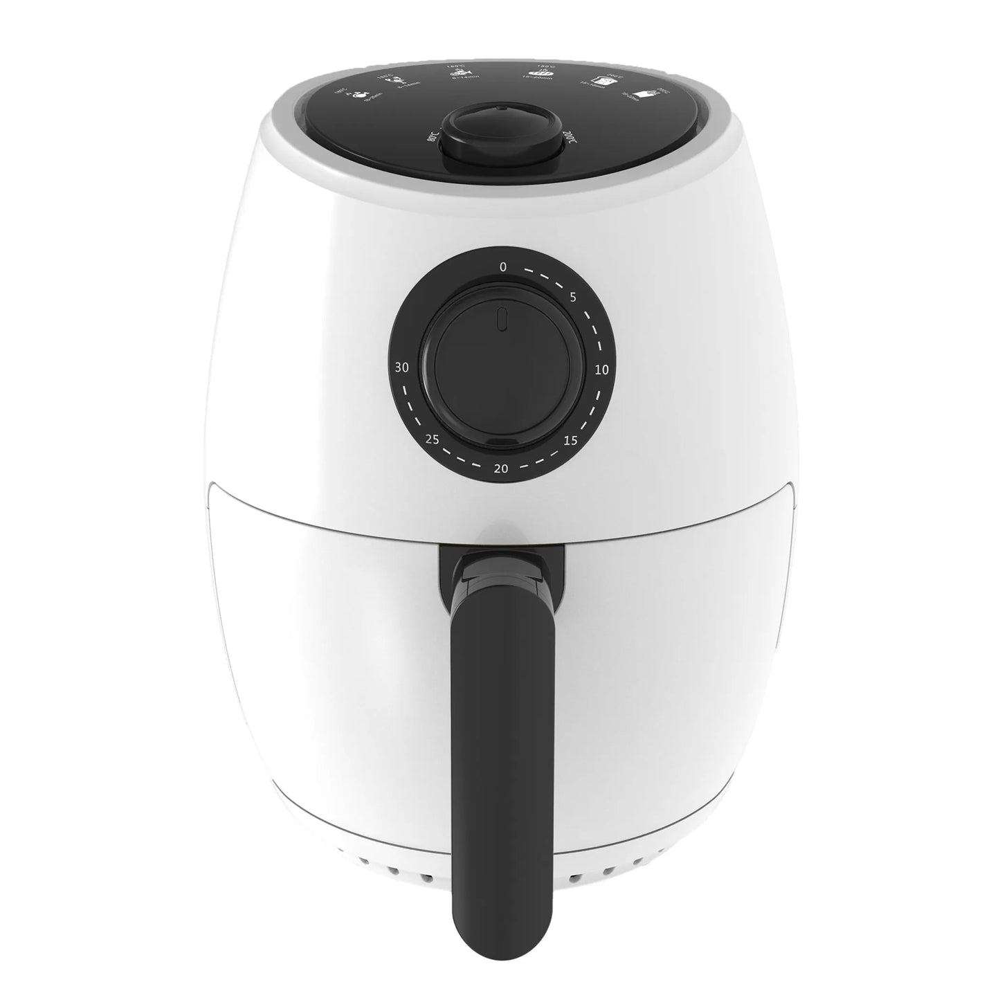 National 2.1 Qt Mechanical Air Fryer with 6 Preset Cooking Functions