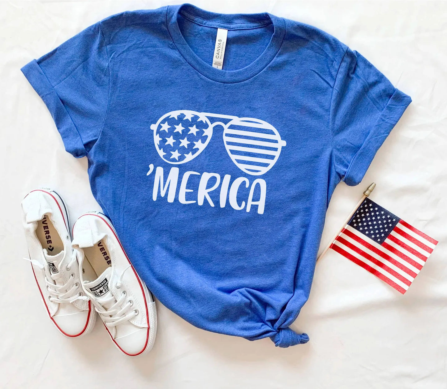 'Merica Sunglasses Fourth of July shirt