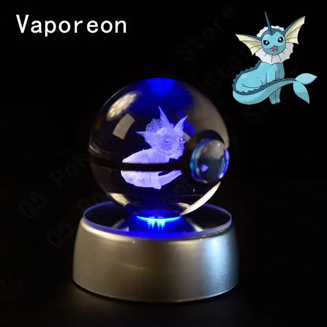 3D Pokémon Crystal Ball Lamp