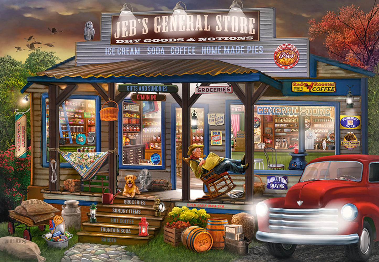 Jeb's General Store, 1000 Piece Jigsaw Puzzle
