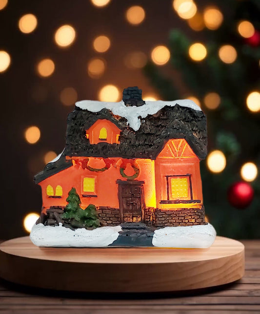 Orange House. Christmas Village Wizardi F07-N1-1-6542-2D-0