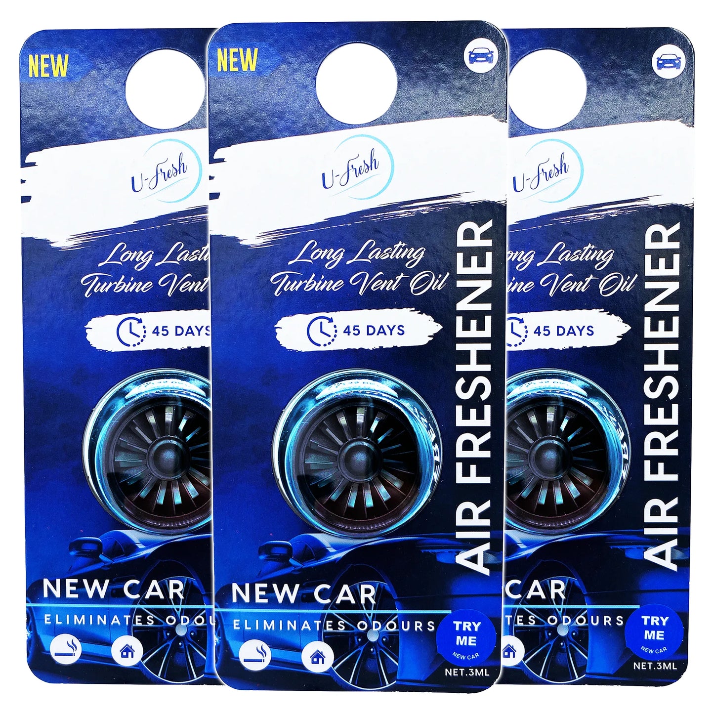 Ufresh Turbine New Car Vent Oil Car Freshener (4 ml.)
