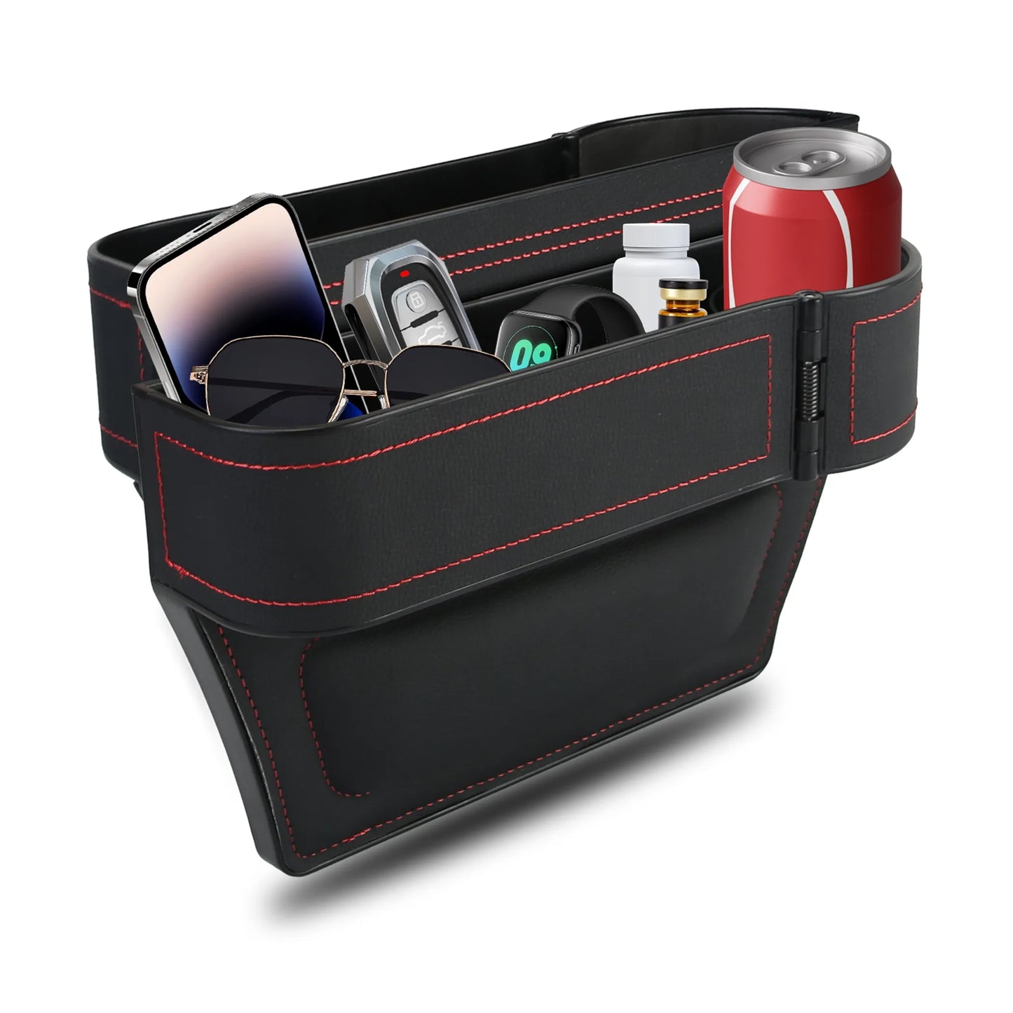 2 Packs Car Seat Gap Filler Organizer Universal Leather