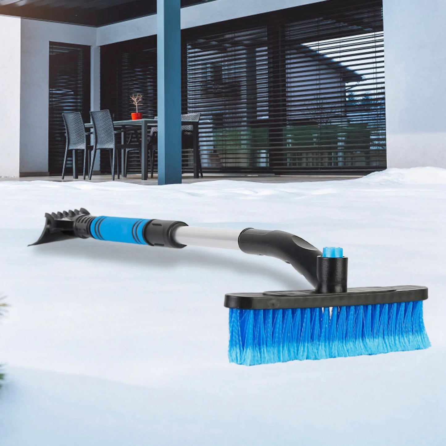 3 In 1 Windshield Ice Scraper Extendable Car Snow Removal
