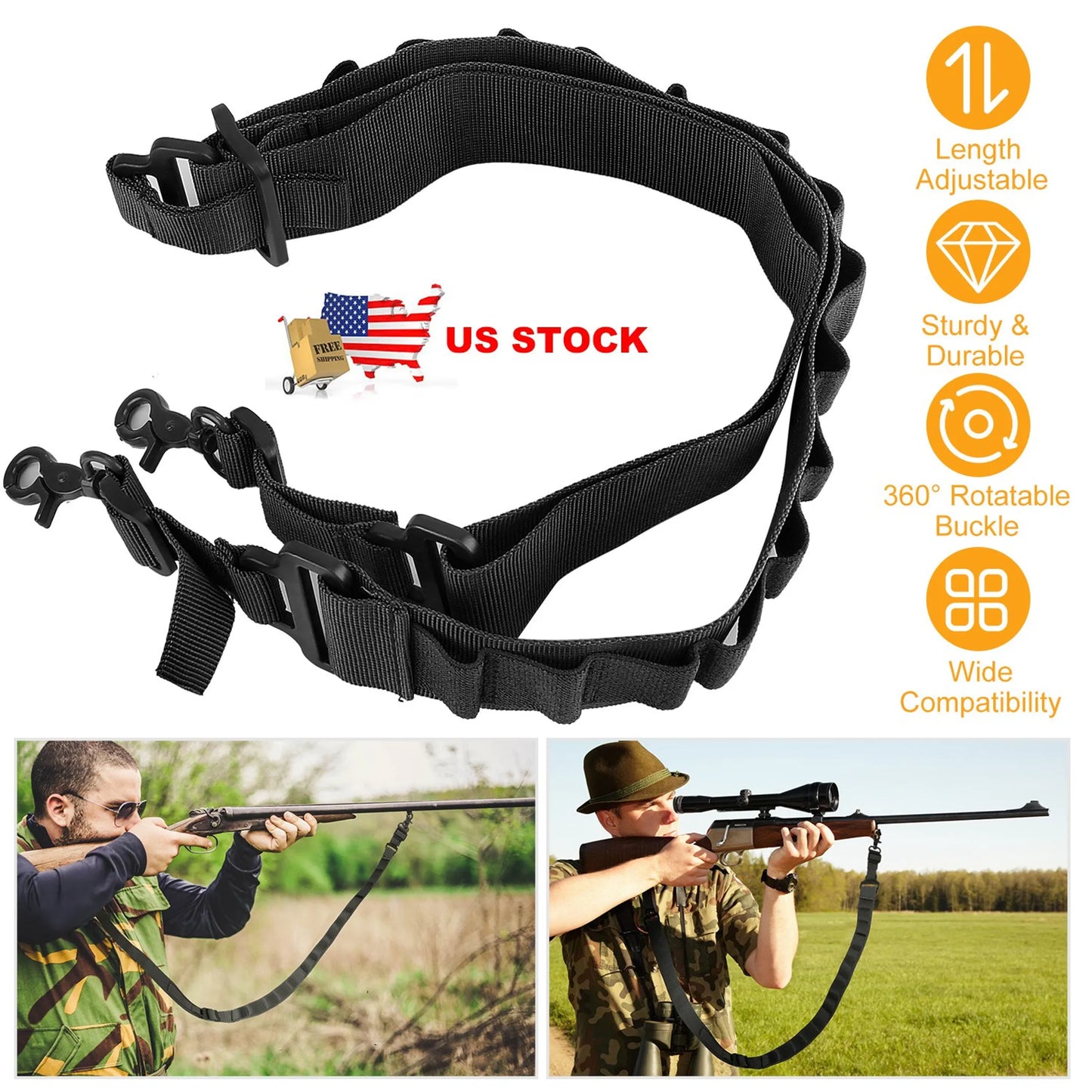 Tactical Shotgun Sling 2 Point Gun Sling