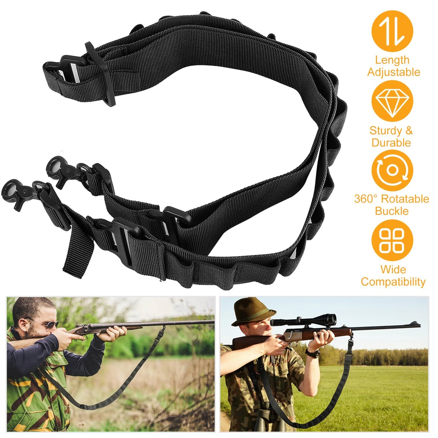 Tactical Shotgun Sling 2 Point Gun Sling