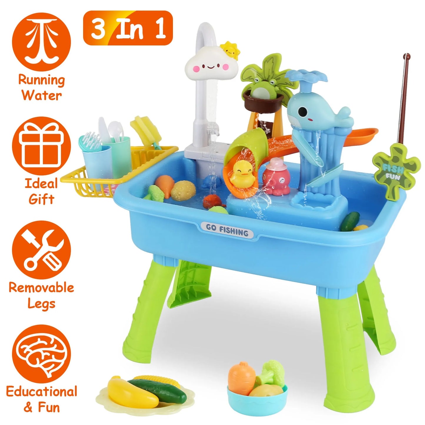 3 In 1 Kitchen Sink Toy