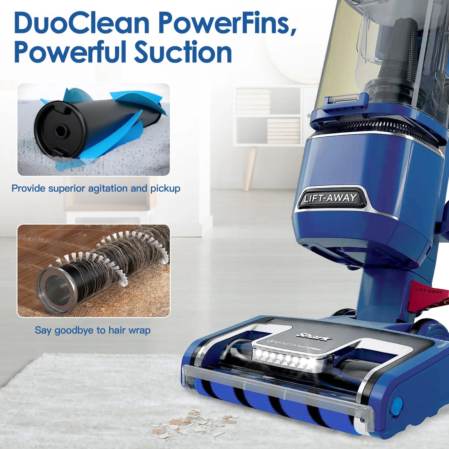 Shark UV850 Performance DuoClean PowerFins Vacuum