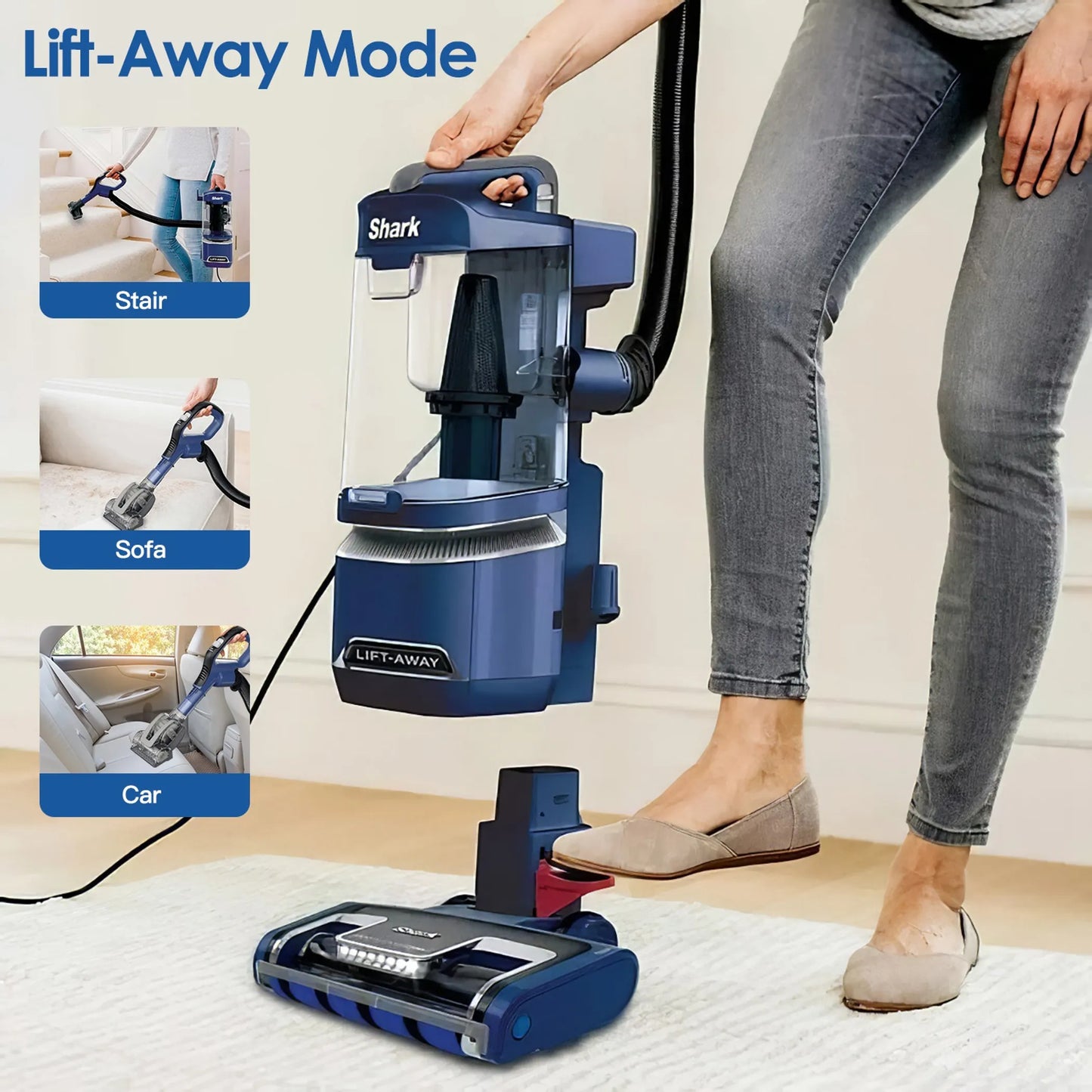 Shark UV850 Performance DuoClean PowerFins Vacuum