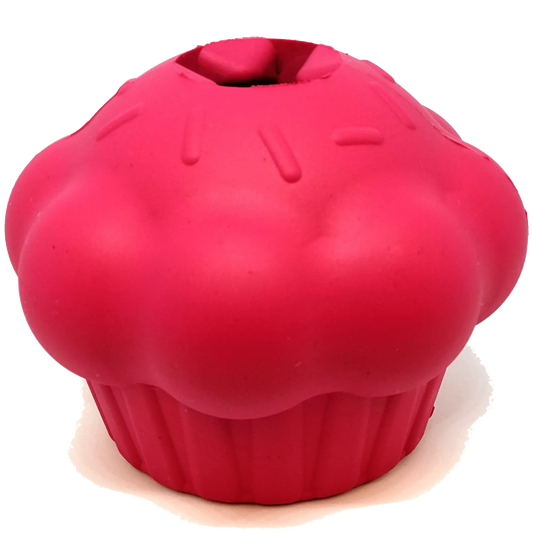 Cupcake eDispenser - Durable Rubber Chew Toy & Treat Dispenser