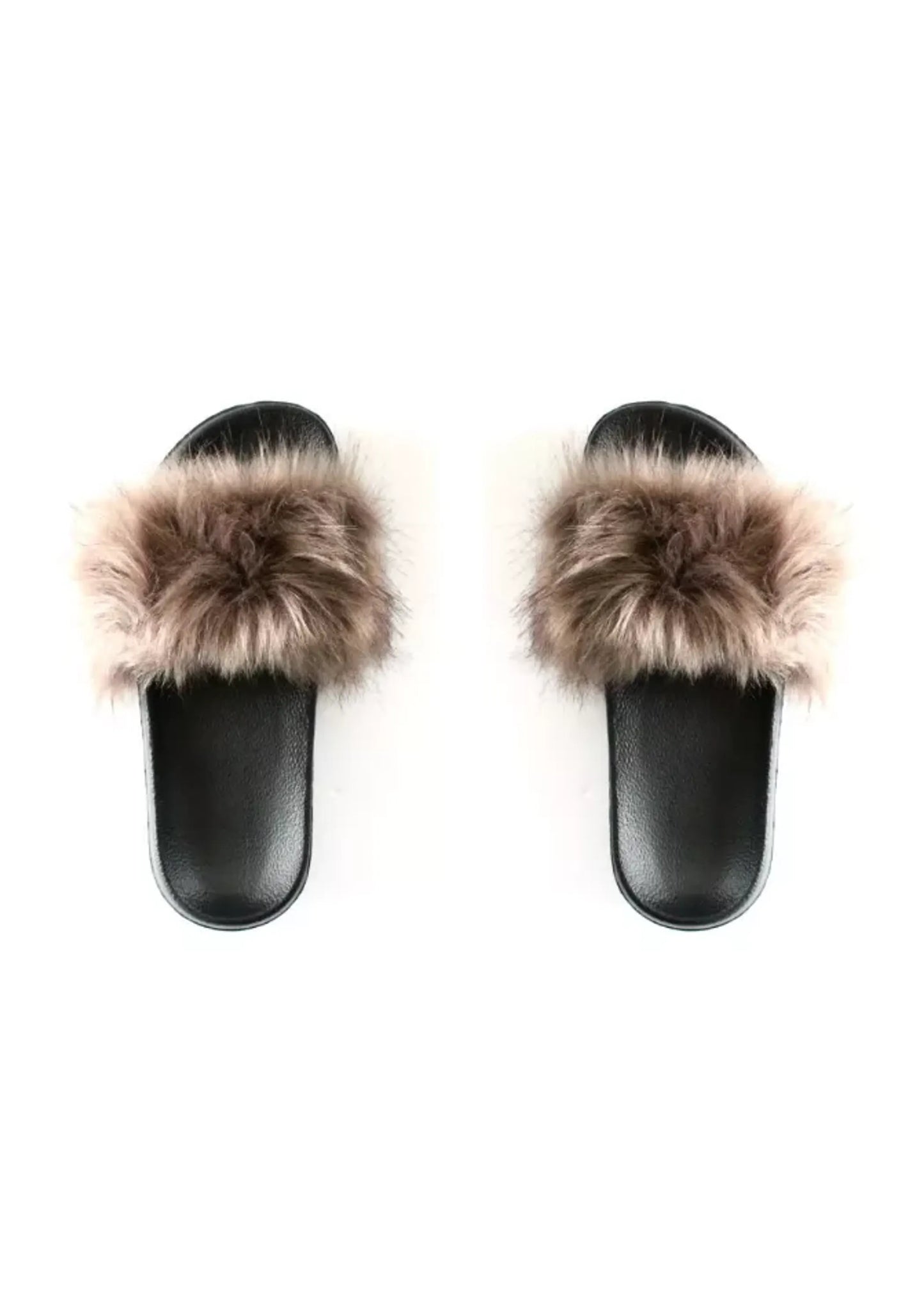 Faux Fur Slides