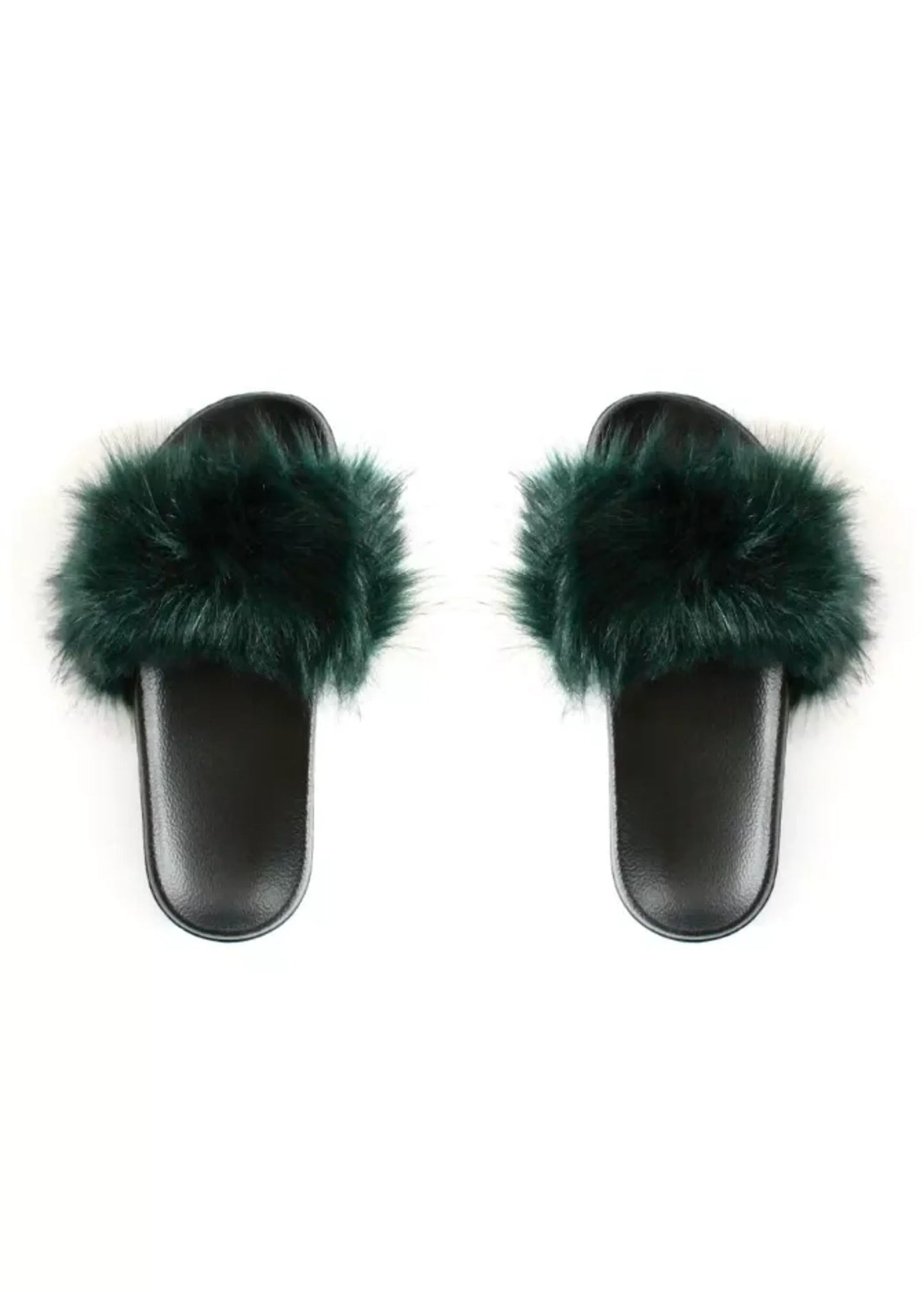 Faux Fur Slides