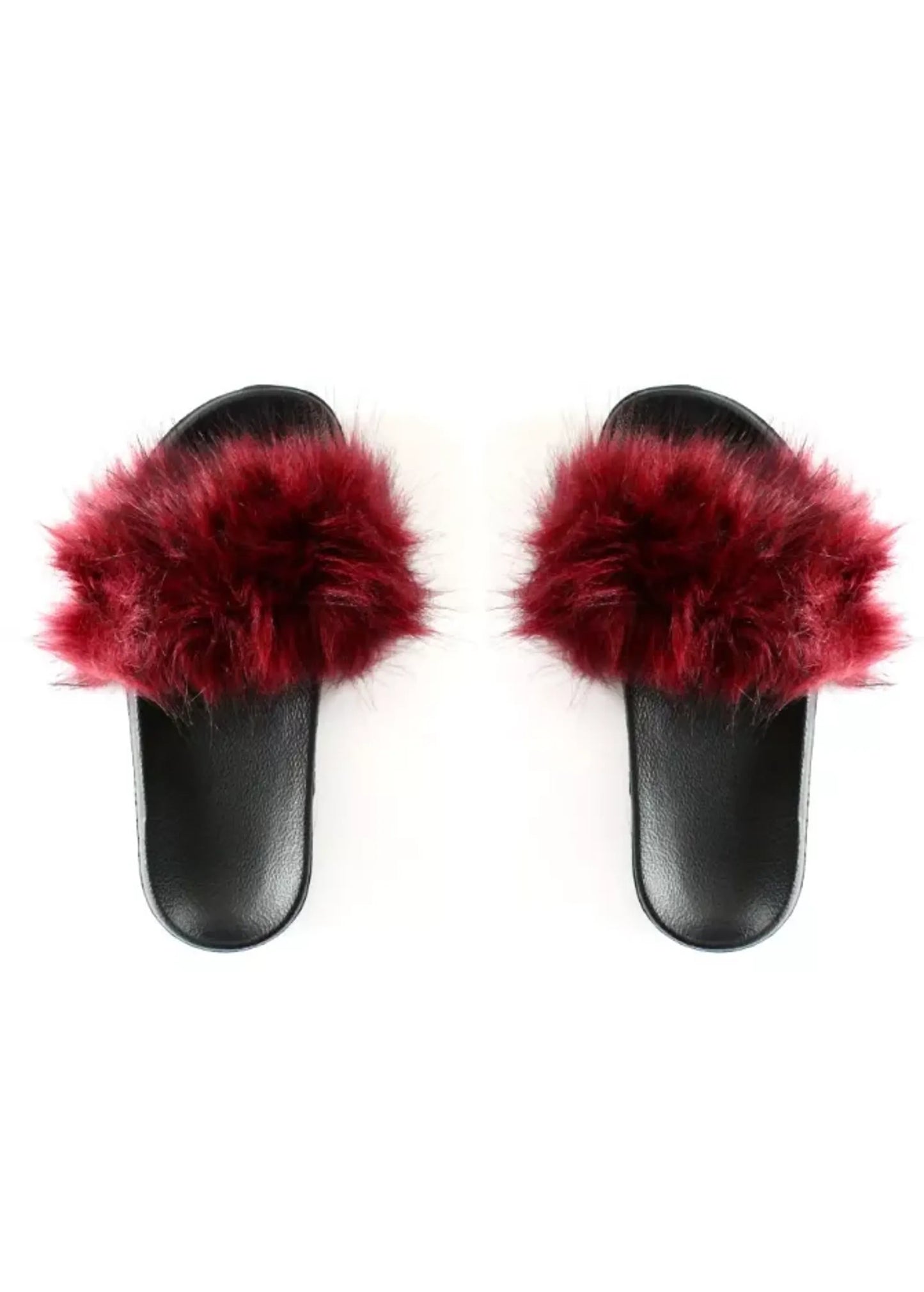 Faux Fur Slides